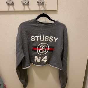 Stussy cropped sweatshirt! Great condition